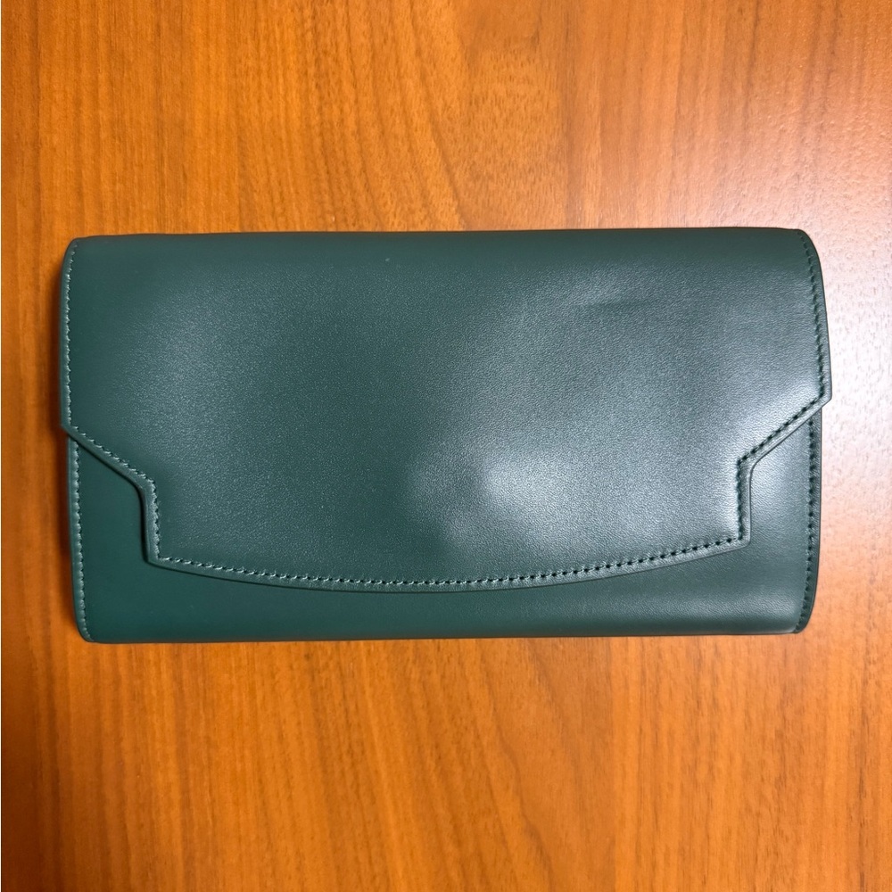 *RARE* The Row Lady Wallet in Deep Jungle Green